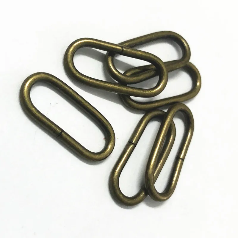 30pcs metal oval ring Watch garment Buckles DIY Accessory sewing 16mm 20mm 25mm 32mm 35mm 38mm 50mm 65mm