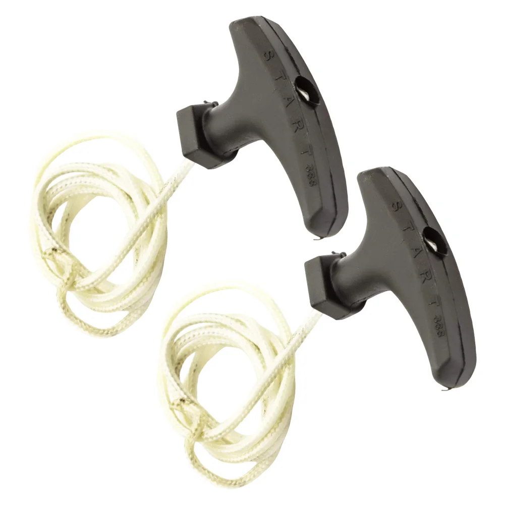 2 قطعة انتعاش بدء بكرة سحب حبل 950 مللي متر 49cc ل موتو دراجة رباعية سحب الحبل كاتب مع مقبض مريح أدوات البستنة أجزاء