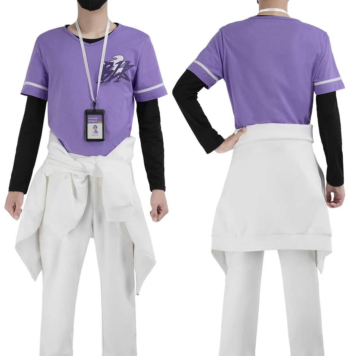 

Cosplay Identity V Game Aesop Carl BLK Cosplay Costume Uniform Shirt T-shirt Tracksuit Pants Cos Convention Daily Wear