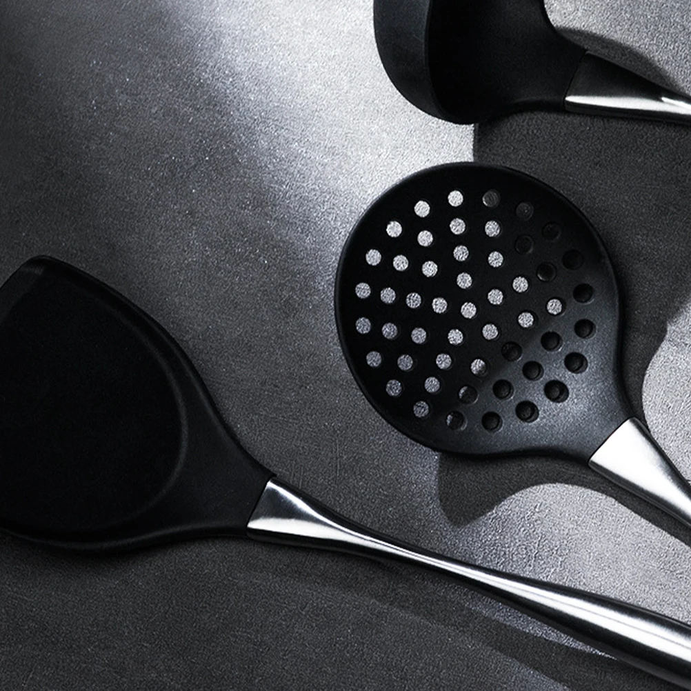 

Silicone Slotted Scoop Noodle Strainer Spoon Kitchen Gadgets Cooking Utensils Healthy Life Non Stick Easy Clean