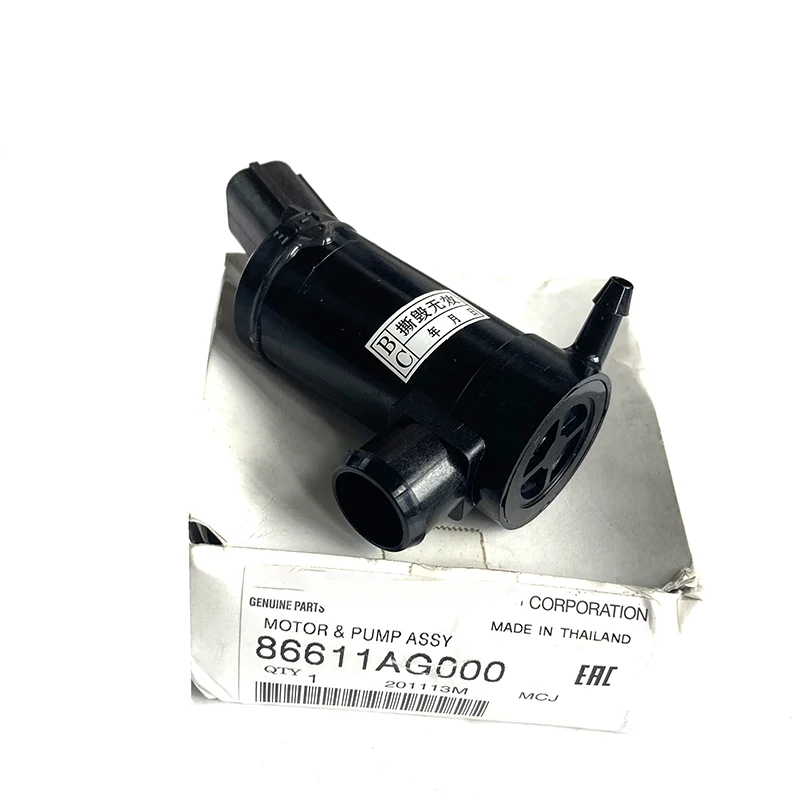 NNew Genuine Front Windshield Wiper Pump Motor  86611AG000 OEM For Subaru Impreza WRX STI 2.5L Forester