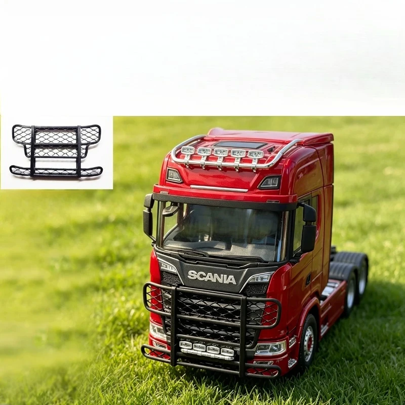 1/14 Scale RC Heavy Truck Front Bumper Simulated Bull‑Bar Split‑Type Rear Mount Mod Part for Kabolite 770S Vehicle Model
