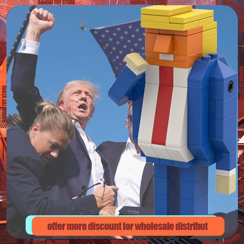 

Donald Trump Figures Dolls Anime Characters Donald Trump President Models for Figure Blocks Home Desktable Decoration