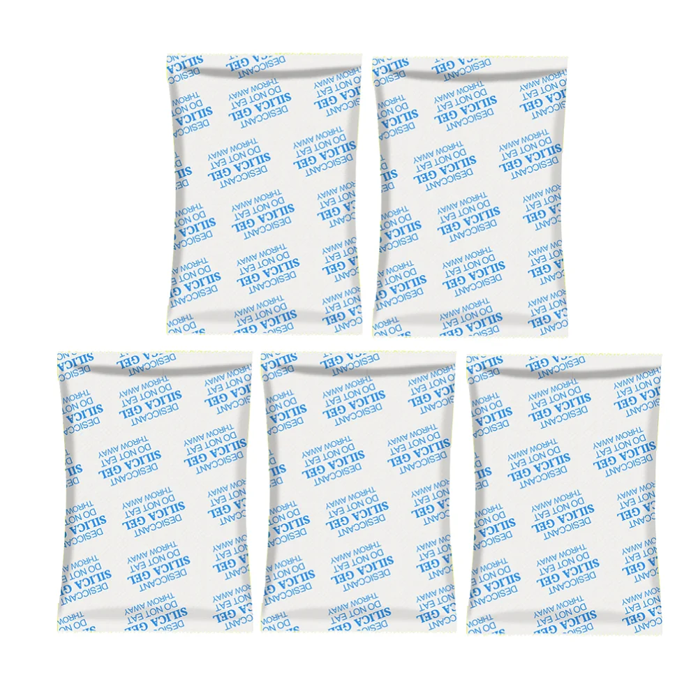 

5Pcs Reusable Desiccant Bags Silica Gel Beads Moisture Absorber Dehumidifier Kitchen Living Room Petkit Feeders Dehumidifier