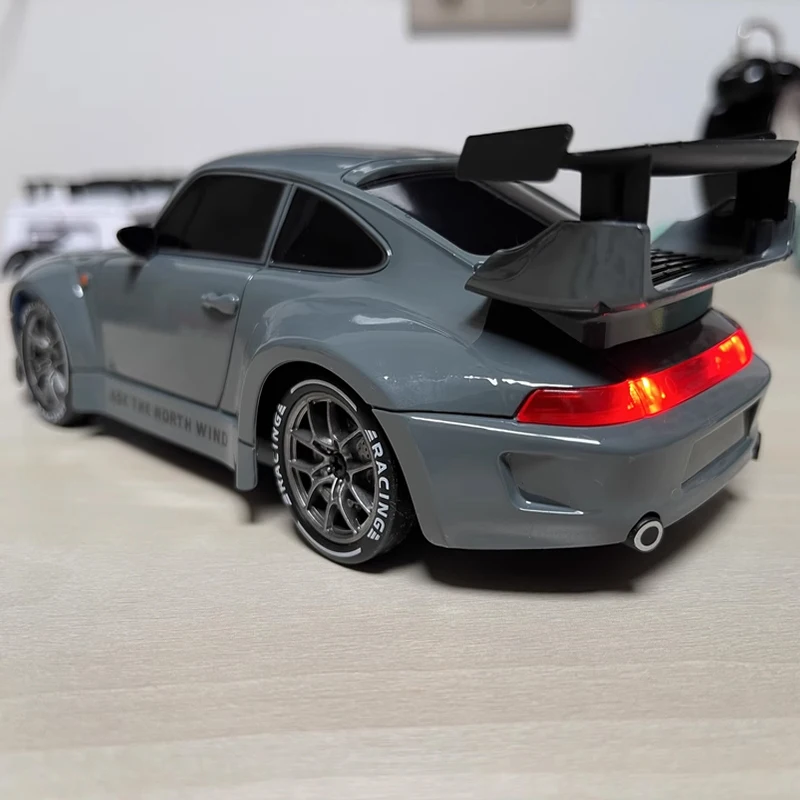 جديد 1/24 GTR 4WD خنق مصباح ليد عالي السرعة RC سيارة متقدمة الانجراف نموذج سيارة لعبة هدية