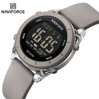 Electronic Watch NAVIFORCE LED Ladies Wristwatch Sports Waterproof High Quality Watchs For Woman Silicone Multicolor Student Gif
