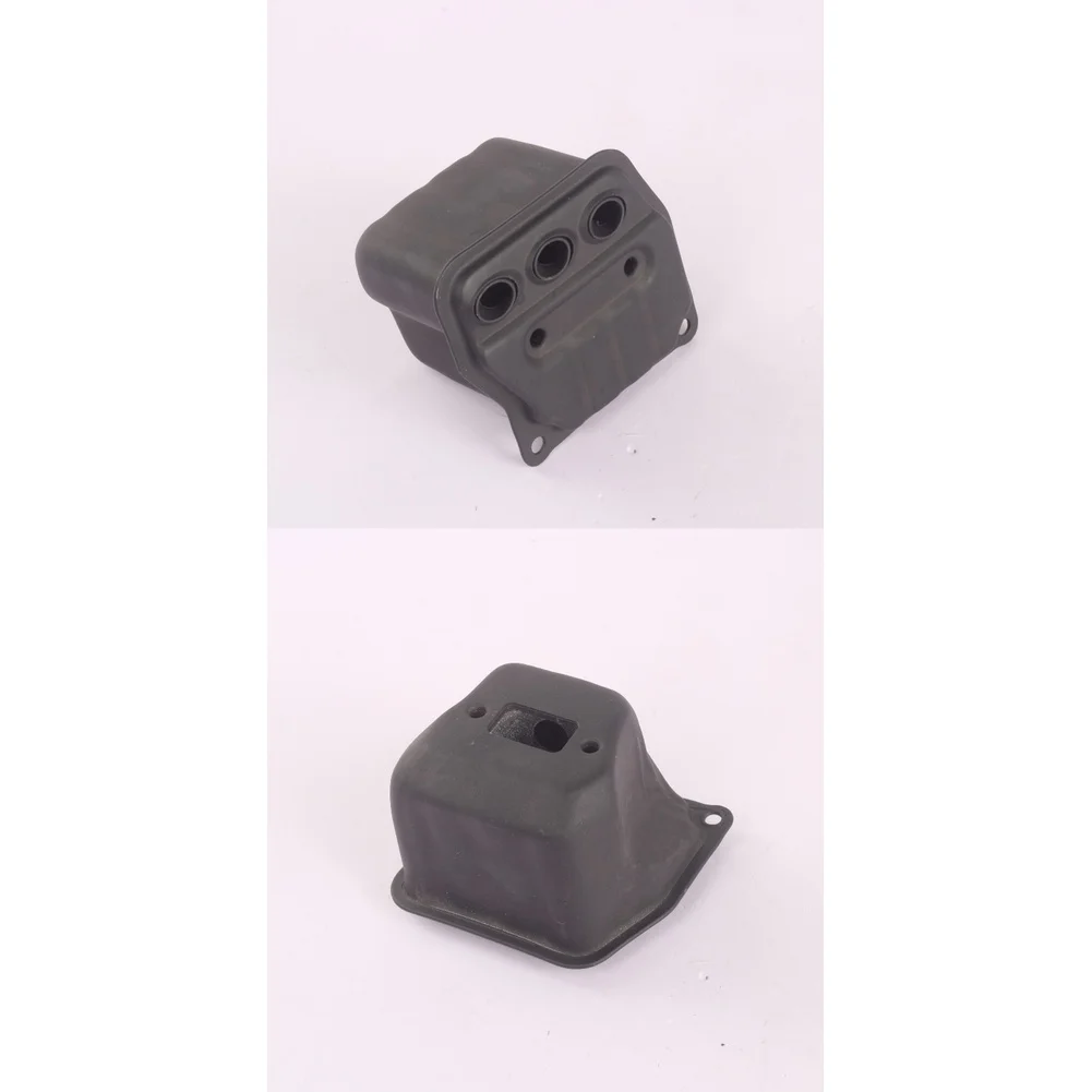 52mm 58mm for chainsaw Muffler for exhaust Pipe Dual Hole Chimney Accessory Enhances for exhaust Efficiency ﻿Garden Power Tools