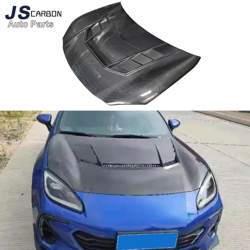 For Toyota GR86 Subaru BRZ 2019+ VRS Style Carbon Fiber Original Hood FRP Front Hood Ventilation Cover Hood body kit