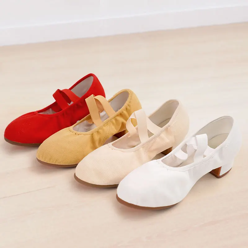 Low Heel Ballet Shoes For Girls Dance Shoes For Woman Dancing Slippers Outdoor Teacher Dance Shoes Ballet Shoes For Dancing