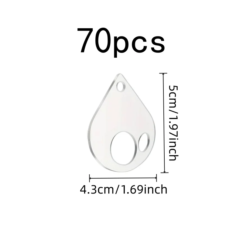 70 pcs Floss Winding Cards, Easy Thread Winding for Floss Classification, Multipurpose, Versatile, Practical