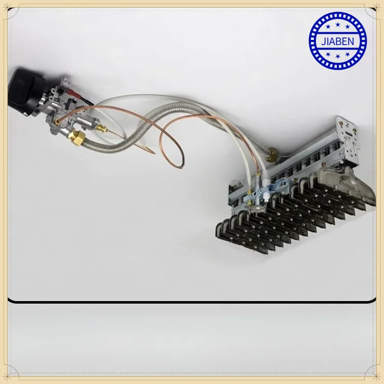 LPG Liquid Gas Spark Assembly Igniter Electronic Switch With Flameout Protection 50cm Intake Pipe T-Type 15-Row Burner Tray