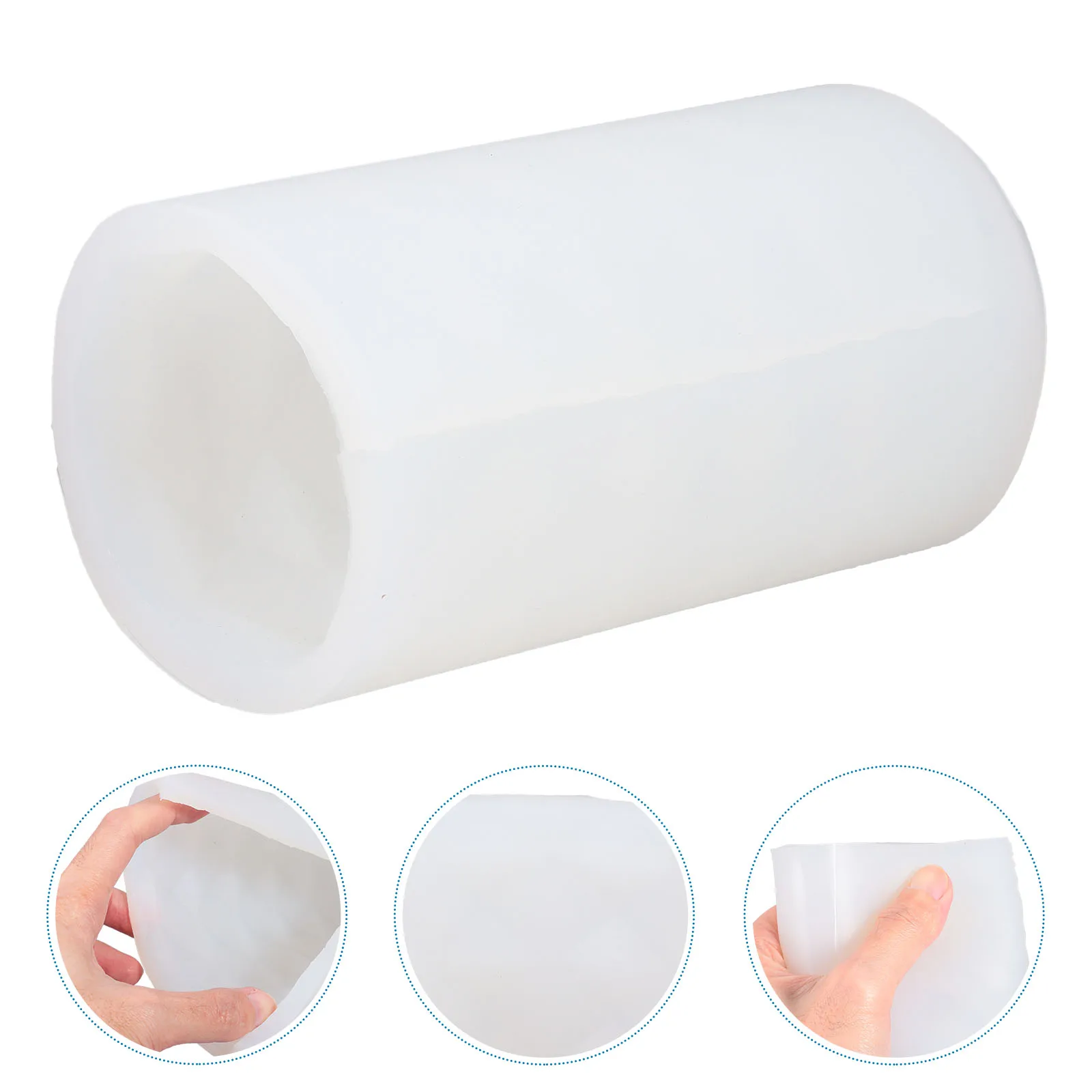 

Silicone C Molds Circle Durable Reusable H Soap Making Flexible Easy Clean Tear Resistant DIY Scented C les