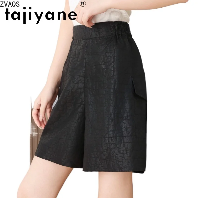 

Tajiyane 100% Mulberry Silk Luxury 2026 Old Material Xiangyunsha Shorts Tortoise Pattern Fashion Versatile Casual Pants Шорты