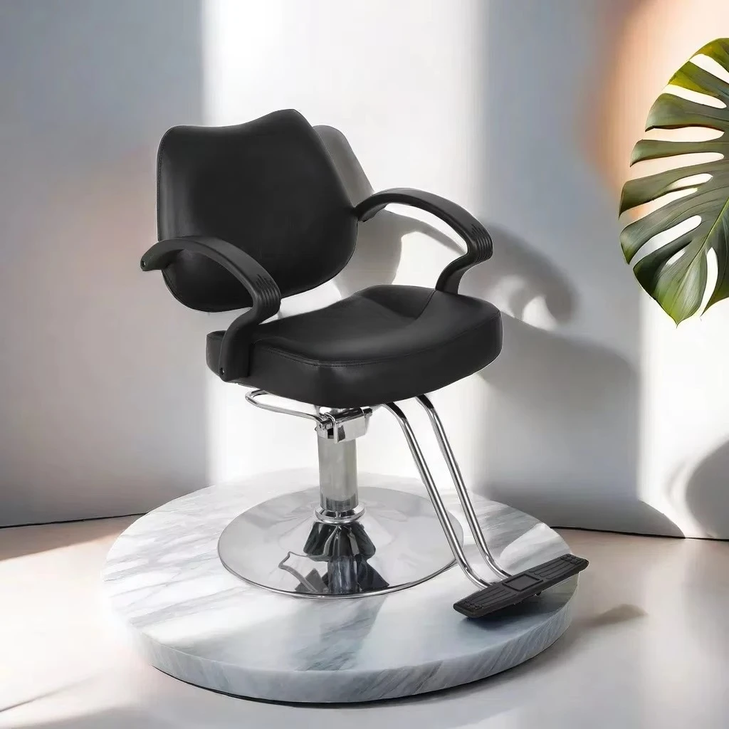 

Wholesale Cheap Barber Supplies Uniquely Styled Salon Equipment Black Hair Cutting Chairs and Stylish Chairs