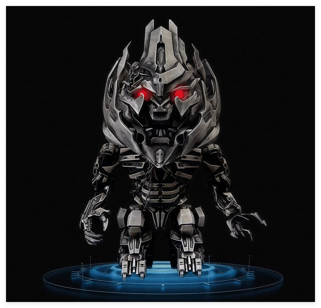 

Killerbody Authentic Transformers Dark Of The Moon Megatron Action Figure With Weapon Battle Damaged Cape For Collection Display