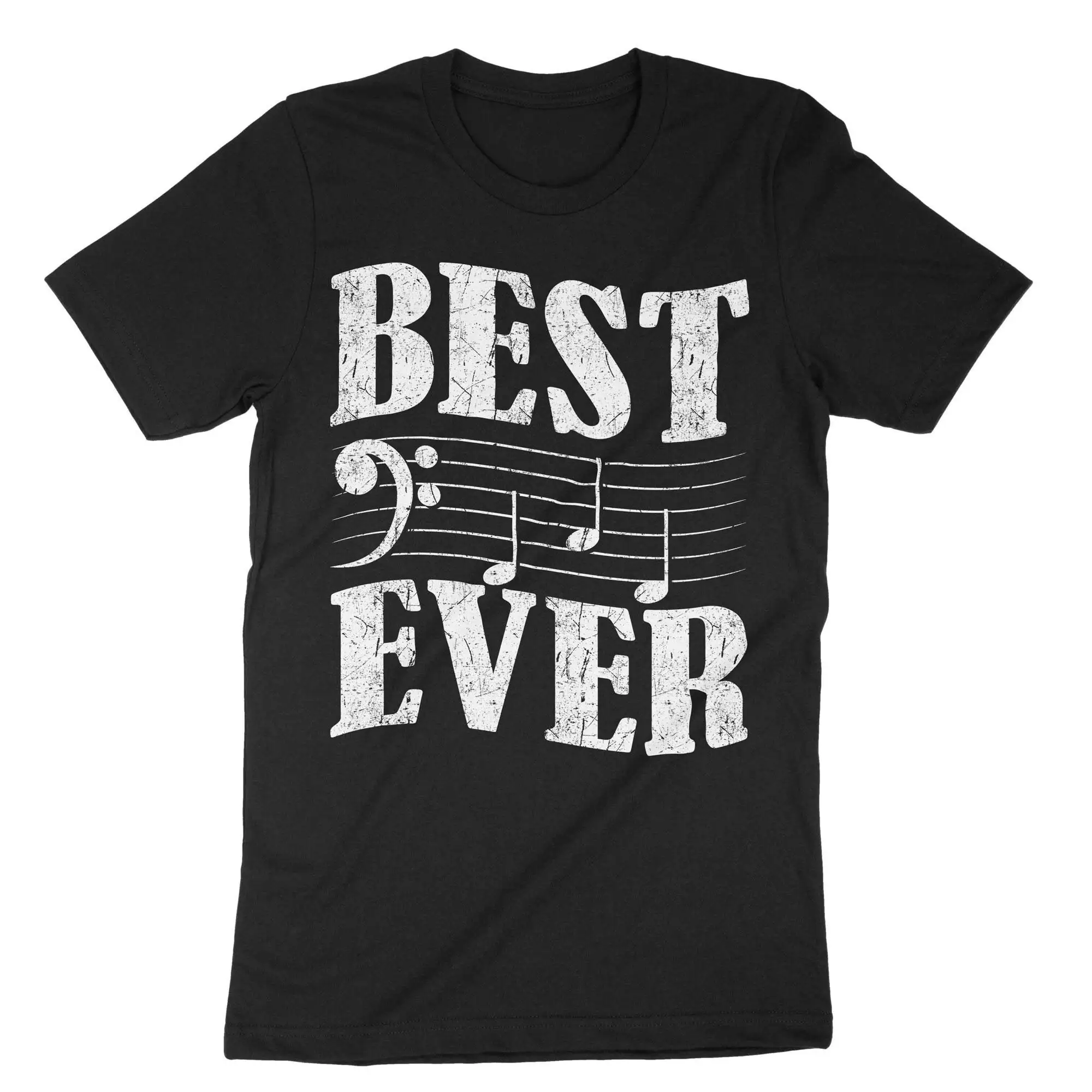 Best Dad Ever Music Lover T Shirt Guitarist Daddy Drummer Chord Musician