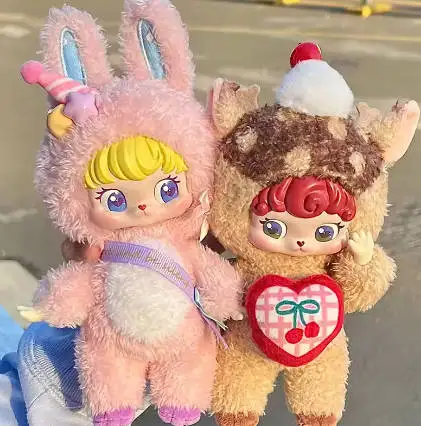 

Simontoys Puffynose Friends Memo Series, плюшевая кукла, слепая коробка, милый модный игровой орнамент, загадочная коробка, игрушка-сюрприз, праздничный подарок