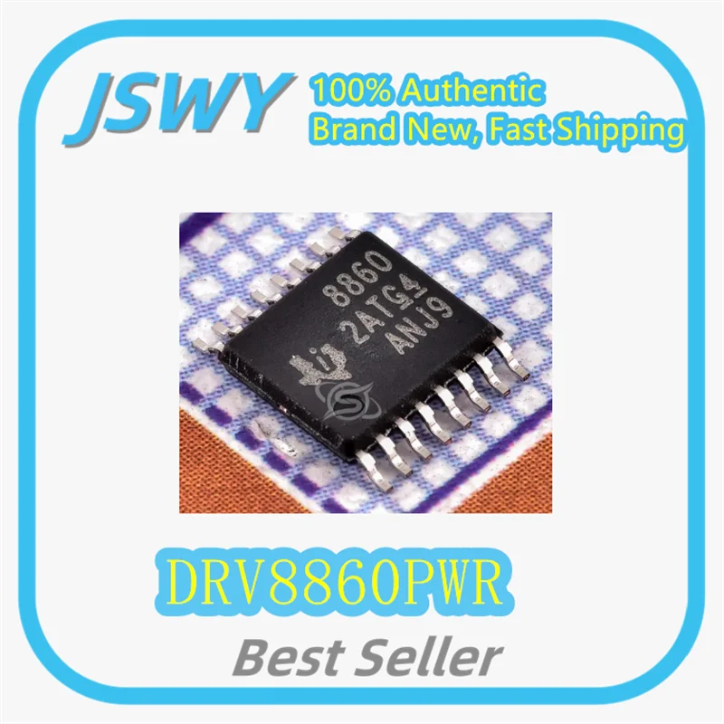 

(10/50 pieces) DRV8860PWR 8860 TSSOP-16 Motor Driver Chip - Brand New Original