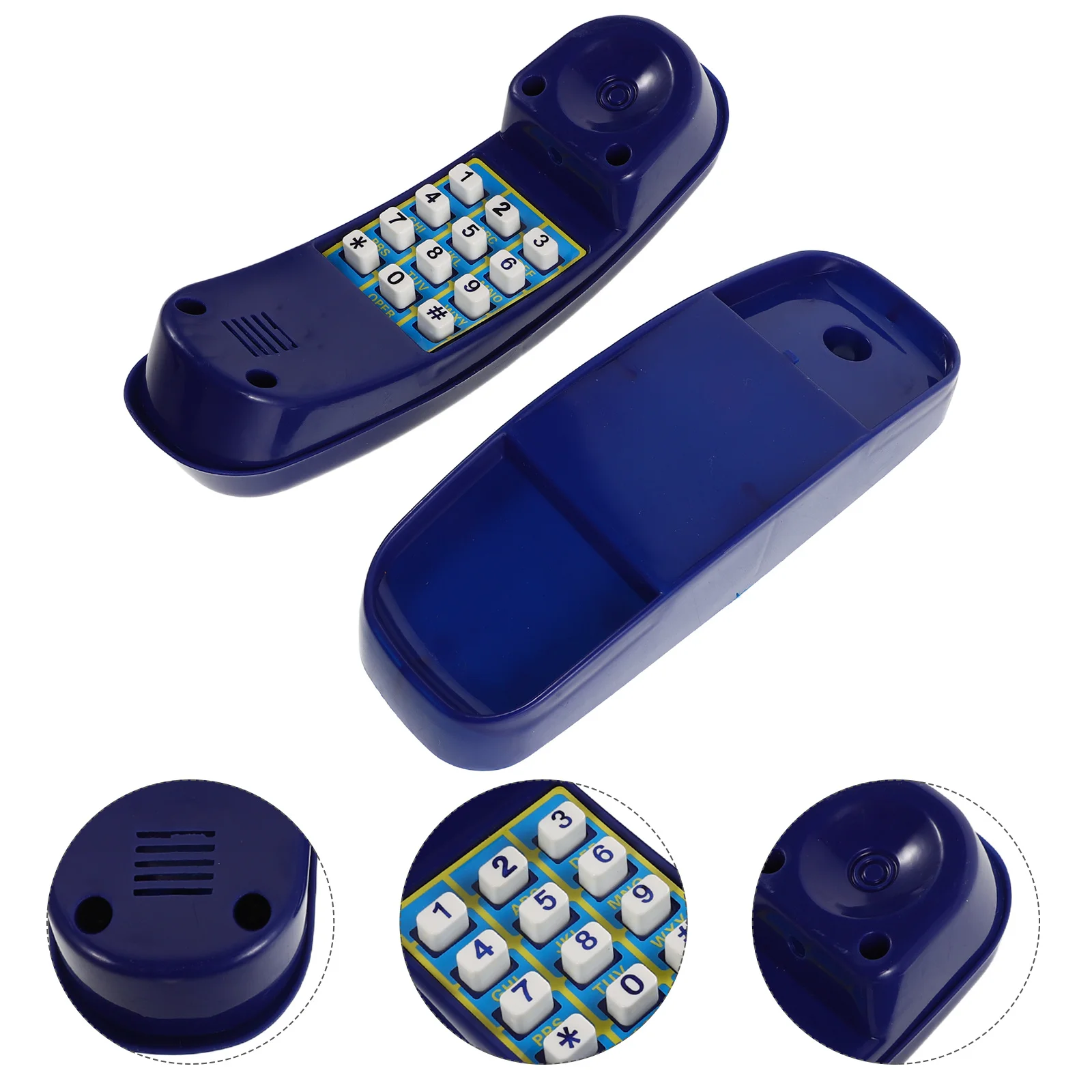 

Kids Learning Phone Plastic Play House Swing Set Pretend Early Education Telephone for Toddlers Baby Outdoor Playground Phone