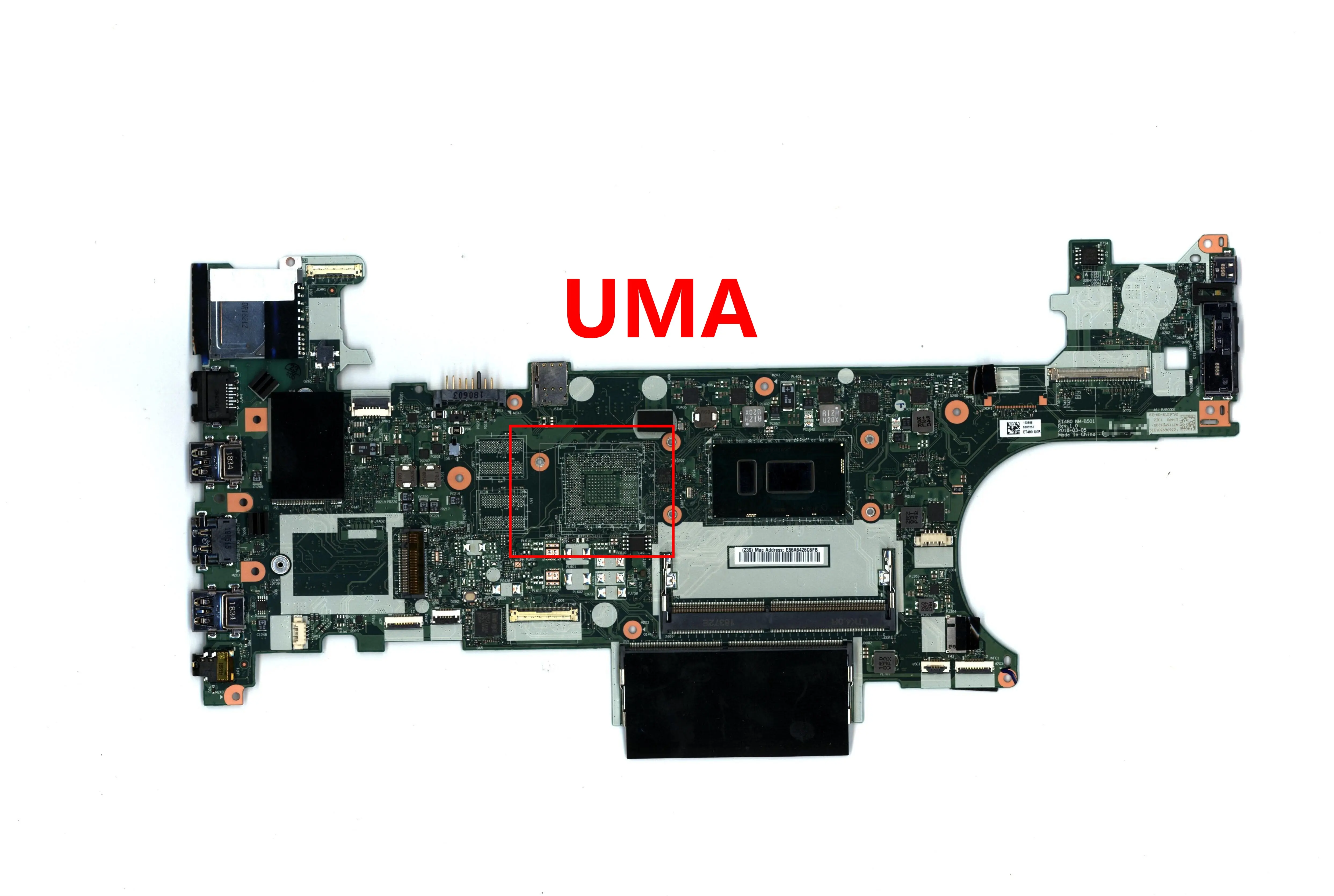 Imagem -03 - Thinkpad-laptop Motherboard Modelo Várias Opções Fru Nm-b501 Fru 01yr328 01yr342 Cpu i3 i5 i7 Uma Ft480 T480 Novo