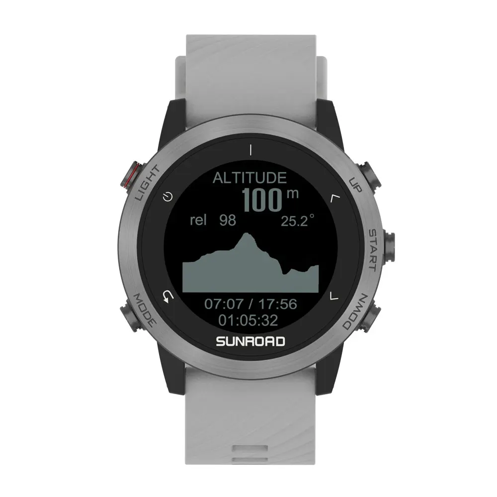 Reloj todoterreno GPS + brújula versión profesional europea, Plan de entrenamiento de triatlón, altímetro, barómetro, aplicación dura para Android