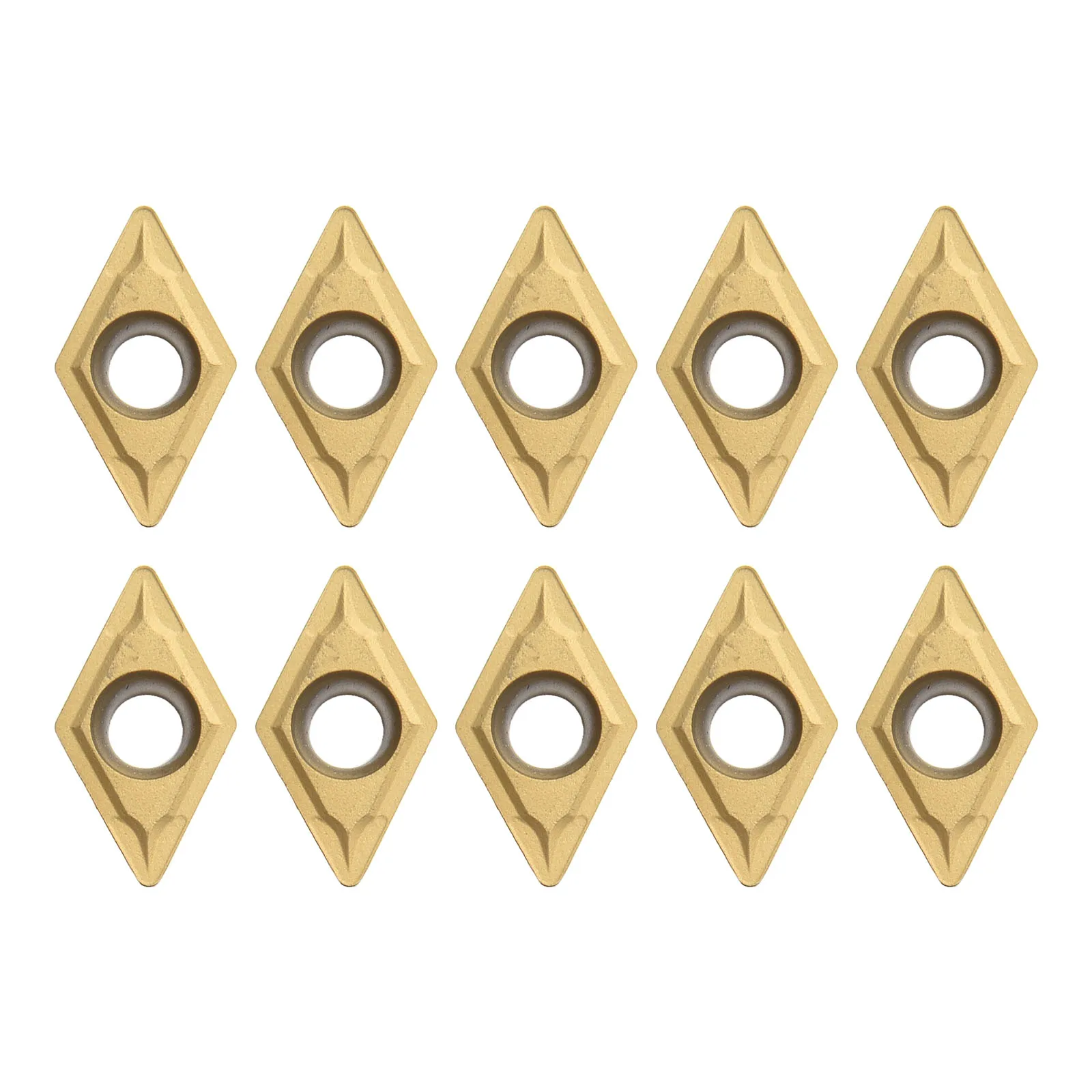 CNC for lathe Cutting Tool Inserts 10pcs DCMT32 51 for carbide High Grip and for impact Resistance Excellent Performance