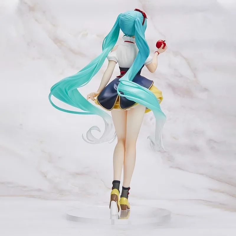 Taito oryginalne oryginalne postacie Piapro Hatsune Miku Wonderland rysunek Shirayukihime 18cm kolekcje zabawkowy model figurki prezent