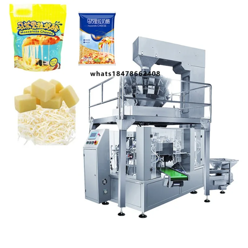 Premade Bag Pouch Fill Seal Packaging Machine for Sliced Stick String Grated