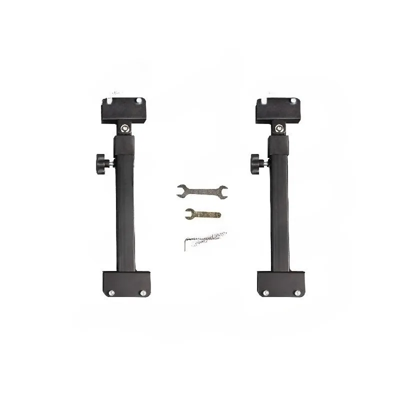 Folding racing simulation steering wheel game bracket mounting panel reinforcement for enhanced stability