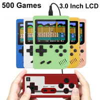 Retro Portable Mini Handheld Video Game Console 8-Bit 3.0 Inch LCD Color Kids Game Player  ﻿ Built-in 500 games For Kid Xmas Gif