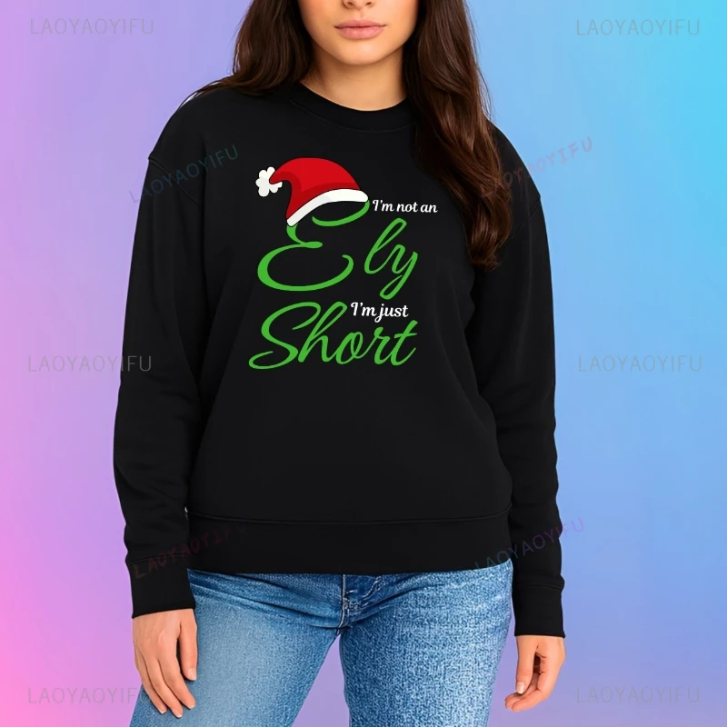 

Funny Elf Sweatshirt Women's Christmas Sweatshirt Men's Sweatshirt New Year Party Elven Team Hoodies Women Clothing Man Clothing