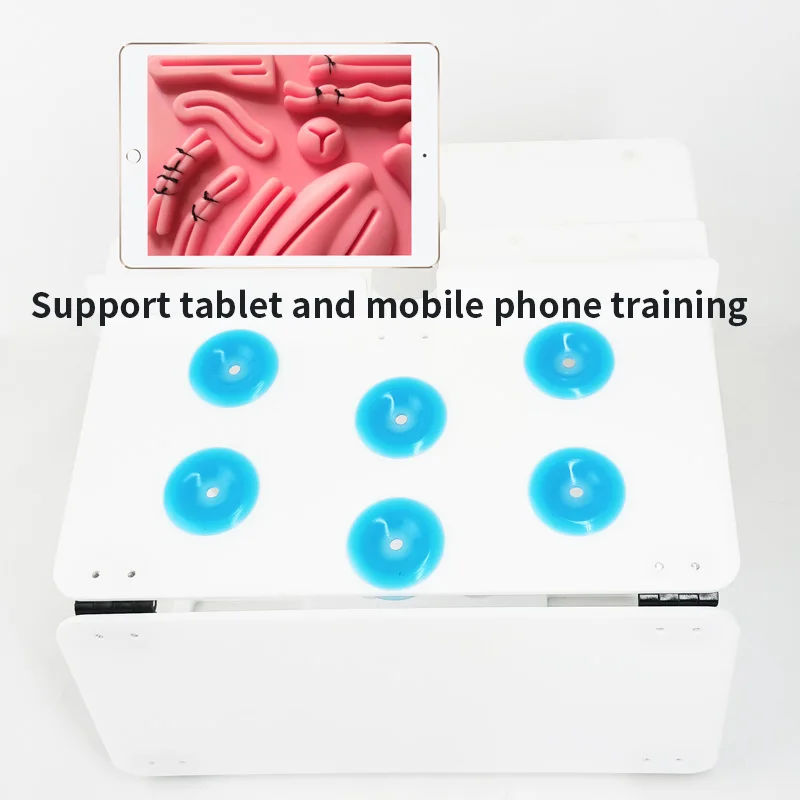 Laparoscopic Simulation Training Box Foldable Easy To Carry Laparoscopy Simulator Teaching Box Medical Surgical Practice Tools