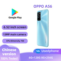 OPPO A56 5G Mobile Phone Android CPU Dimensity 700 6.5inches Screen 6GB RAM 128GB ROM  5000mAh Charge Octa-Core usedPhone
