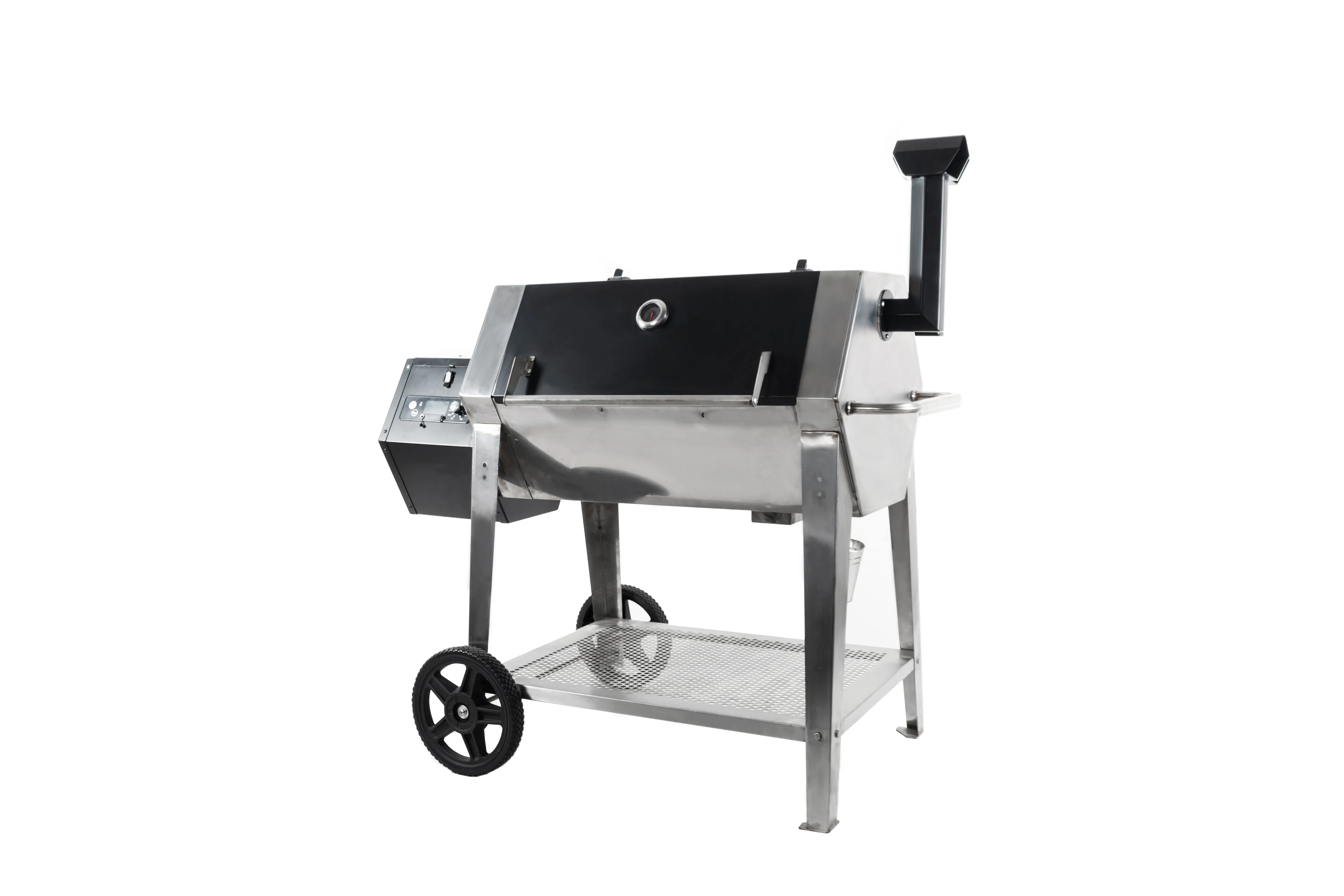 OEM Wood Pellet Grill Smoker Bbq Grills Meat Smoker PID Controller Bbq Pellet Grill Outdoor Pellet Smoker with Wifi