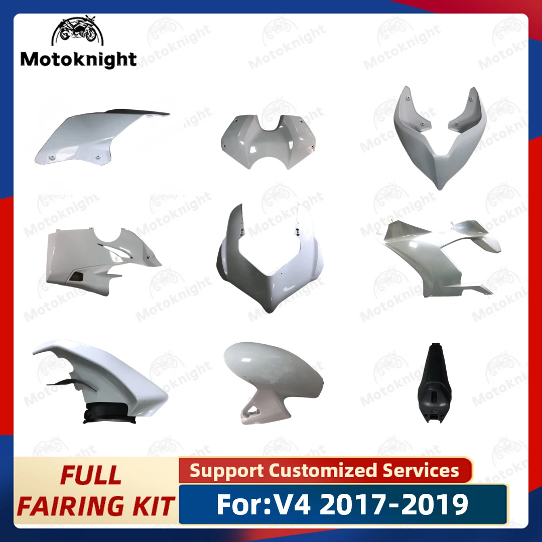 

Fairing Kit Fit For Ducati V4 2017 2018 2019 Full Set Motorcycle Fairings Unpainted Bodywork Kits New ABS Plastic