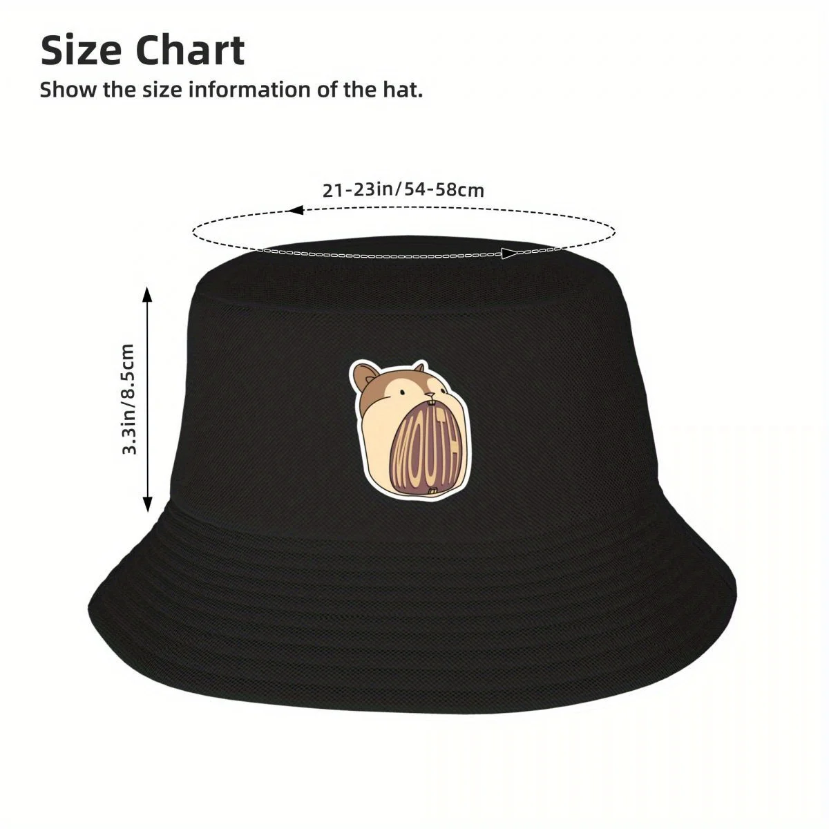 M O U T H Bucket Hat Rave custom hats Brand Man Caps Caps For Men Women's
