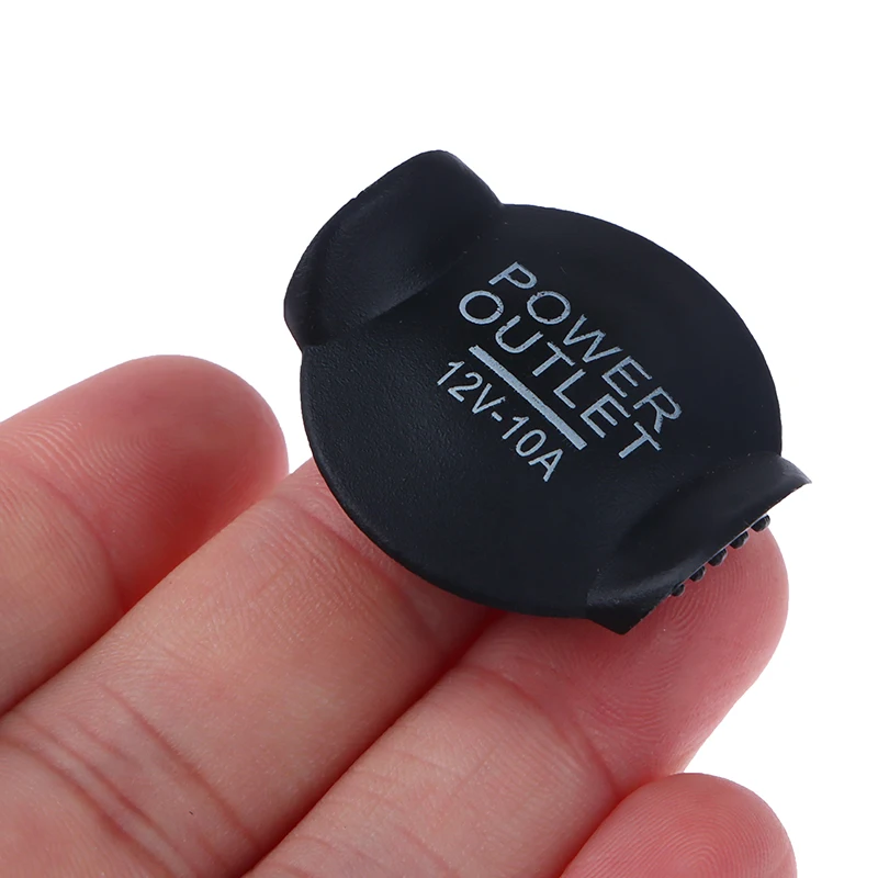 New·1/2Pcs Waterproof Car Cigarette Port Outlet Cover 12V Power Socket Plug Universal Button Accessories Weatherproof·