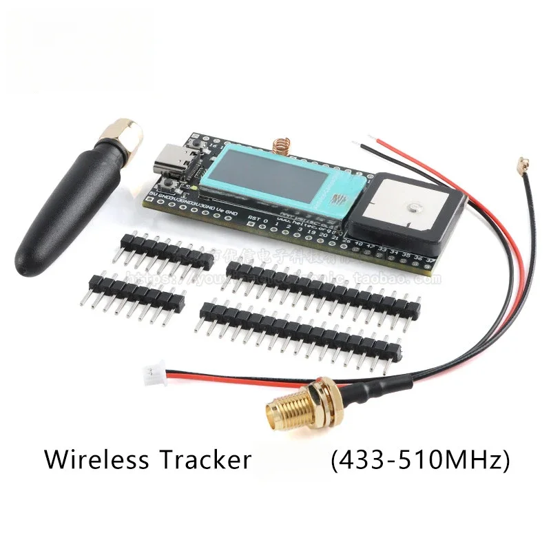 VoltSESP32 LoRa GPS Wireless Tracker Development Kit 0.96 Inch LCD Screen Type‑C WiFi Bluetooth For Vehicle Pet Kid Location Mon 6