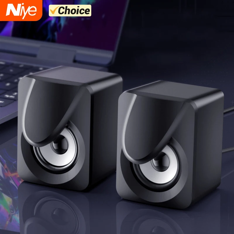 Deep Bass USB Wired Computer Speaker Subwoofer for Laptop PC Audio Music Player No Bluetooth