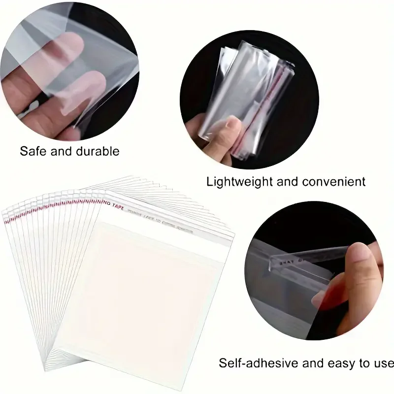 Opp Bag Self-Adhesive Bag Clothing Shirt Packaging Self-Adhesive Bag Transparent Plastic Ziplock Bag