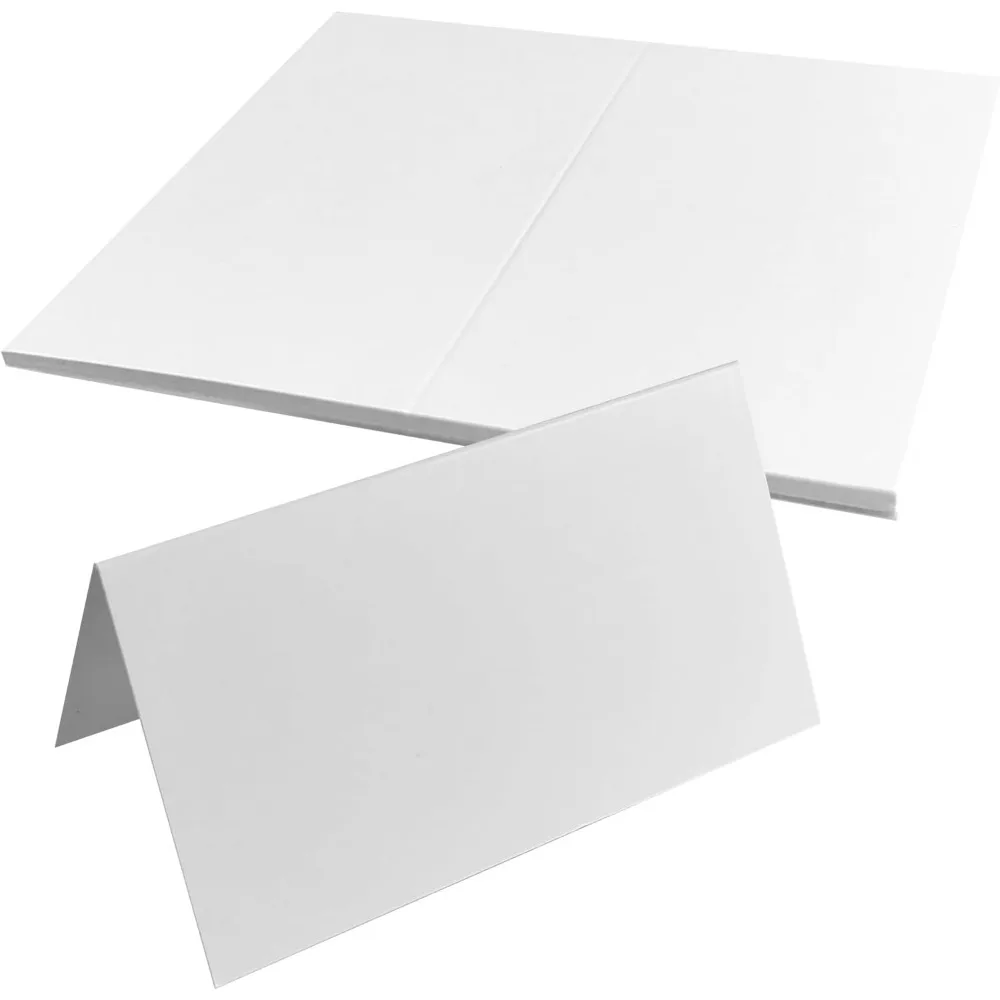 

30 шт. 2 x 3,5-дюймовые этикетки для пищевых продуктов для вечеринок, шведского стола, белые карточки с местами, карточки с палатками, свадьбы, карточки с местами для сервировки стола, для Chr