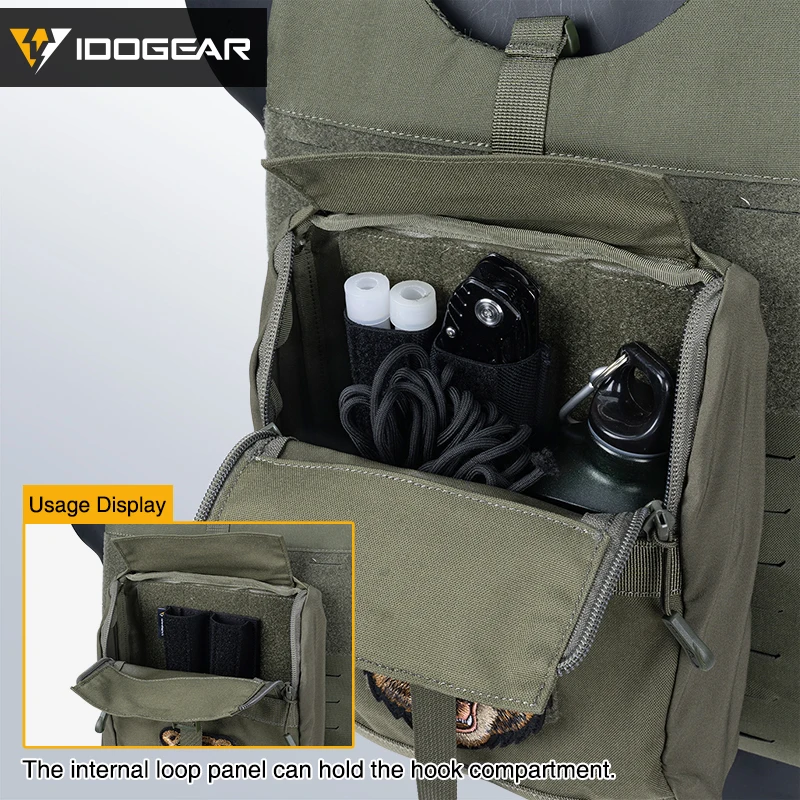 IDOGEAR Tactical GP Pouch MOLLE  General Purpose Pouch Multi-Function Sport Utility Pouch 35109