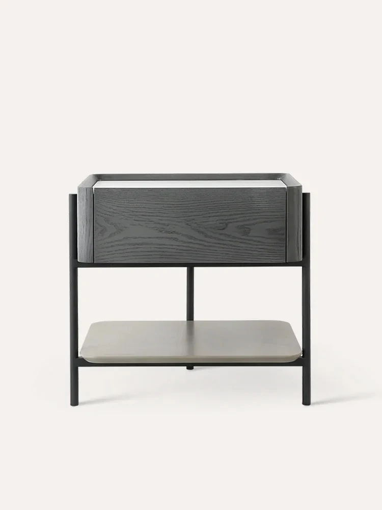 Bedside Table Simple Practical Durable Modern Simple Side Cabinet Storage Door Key Small Cabinet