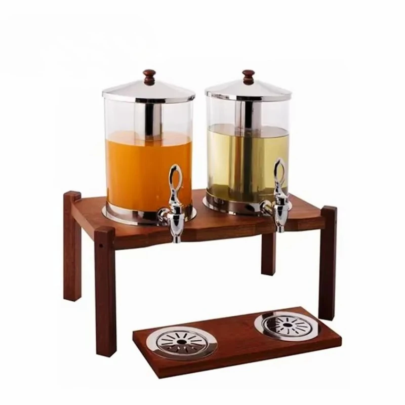 

Adjustable up 10-inch wide beverage barrel beer glass can beverage dispenser and stainless steel stand