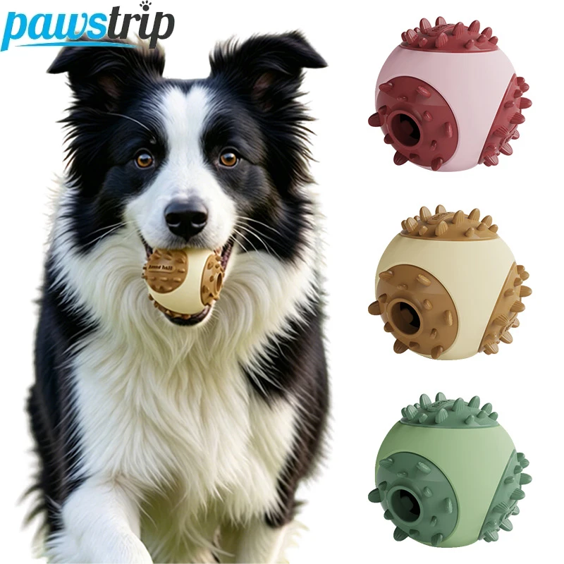 TPR Pet Dog Chew Toys Bite-resistant Pet Leaking Food Toys for Small Large Dogs Puppy Grinding Ball Toy Pet Supplies