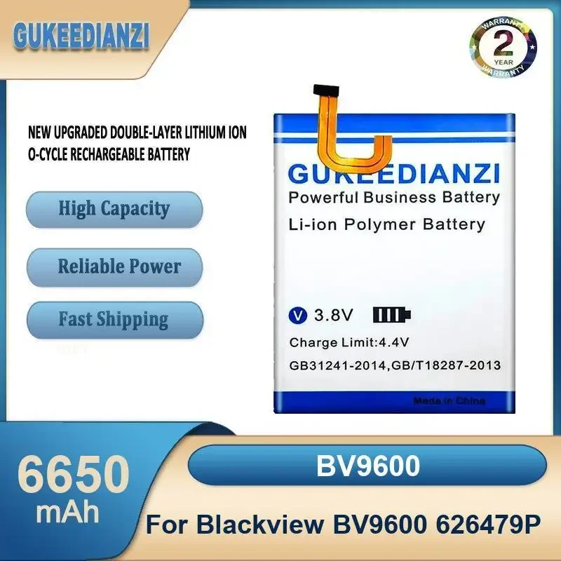 

BV9600 6650mAh High Capacity Mobile Phone Battery For Blackview BV9600 626479P