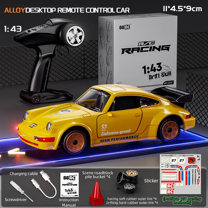 88rc-mini-1-43-scale-4wd-alloy-retro-rc-drift-car-openable-door-gyro-with-diy-sticker-multi-mode-light-desktop-drifting