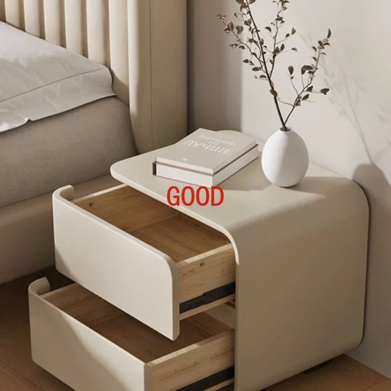

Современная прикроватная тумбочка в скандинавском стиле, итальянский прикроватный столик для хранения вещей, мебель для спальни