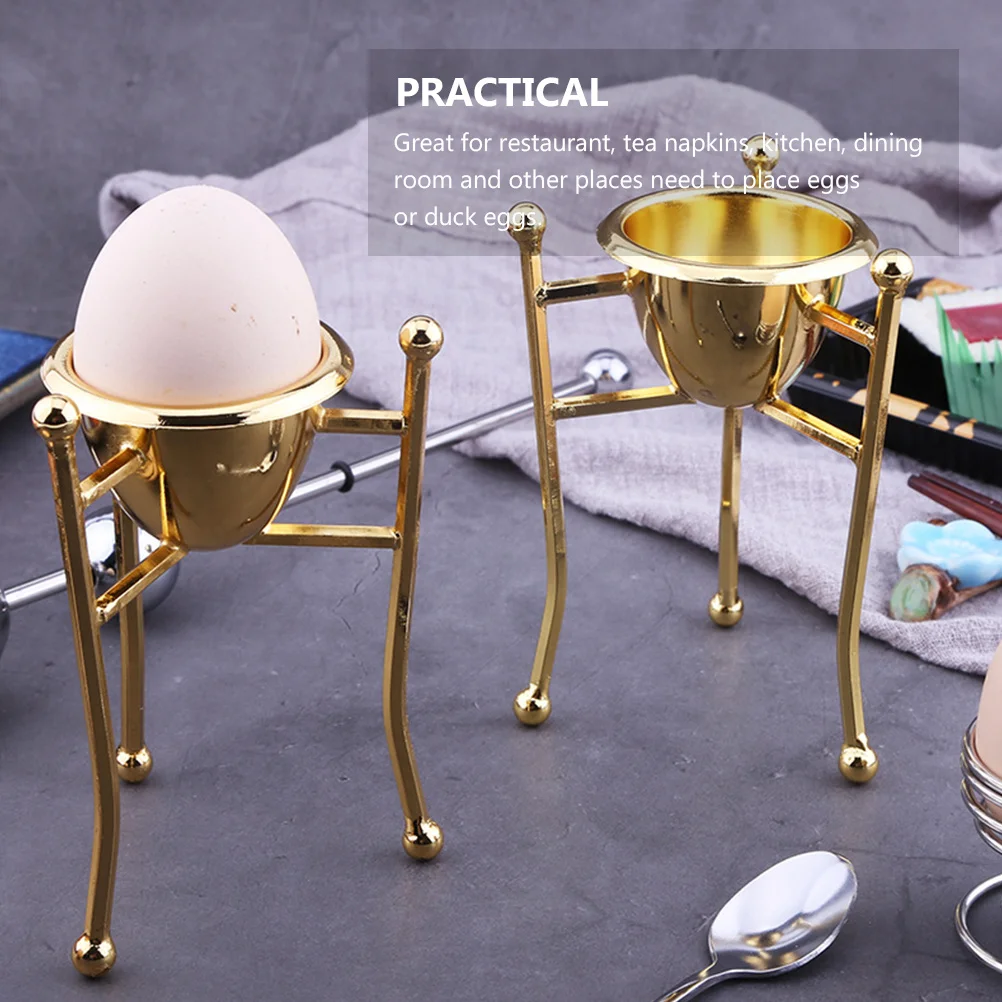 

1Pcs Modern Copper Egg Holder Stand for Boiled Eggs Kitchen Dining Room Restaurant Easter Holiday Decor