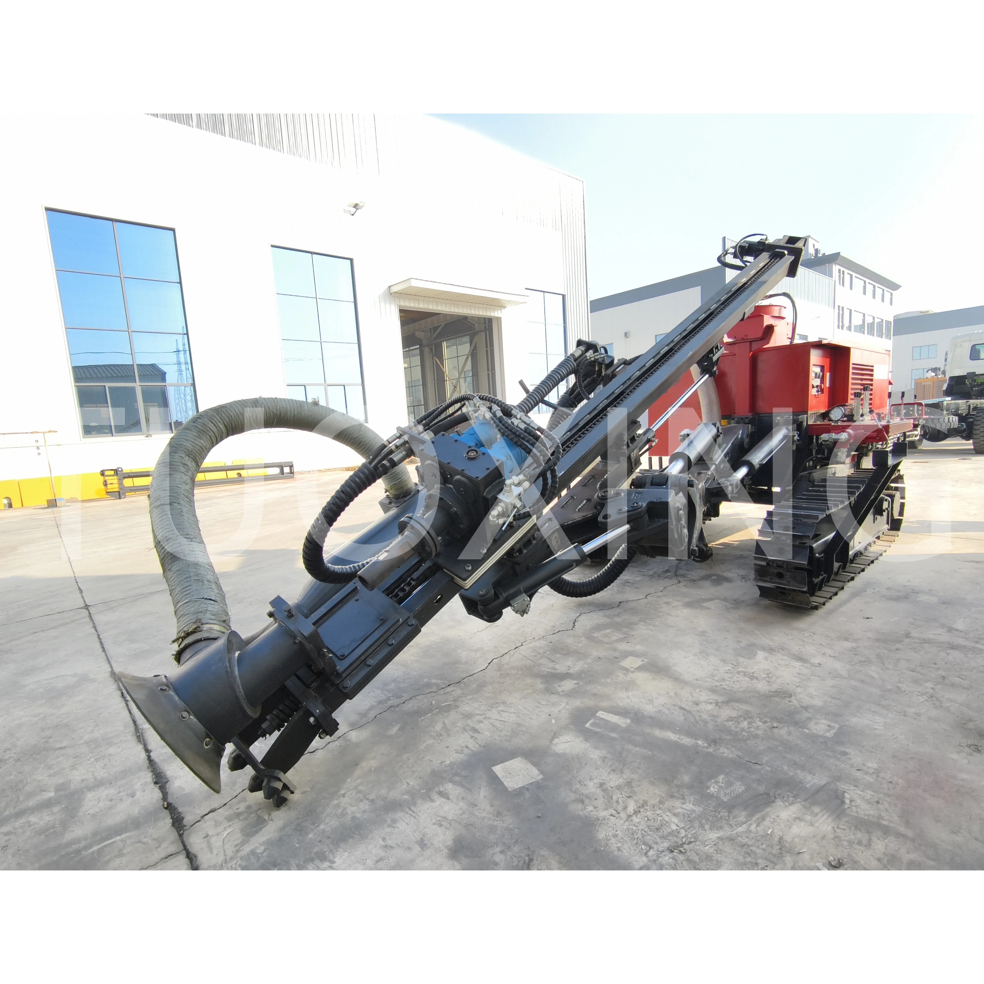 KP-7 Trade Mini Tracked Hydraulic Type Mining Rock  with Impact Drill Bit Pneumatic Down Borehole Equipment DTH Drilling Rig